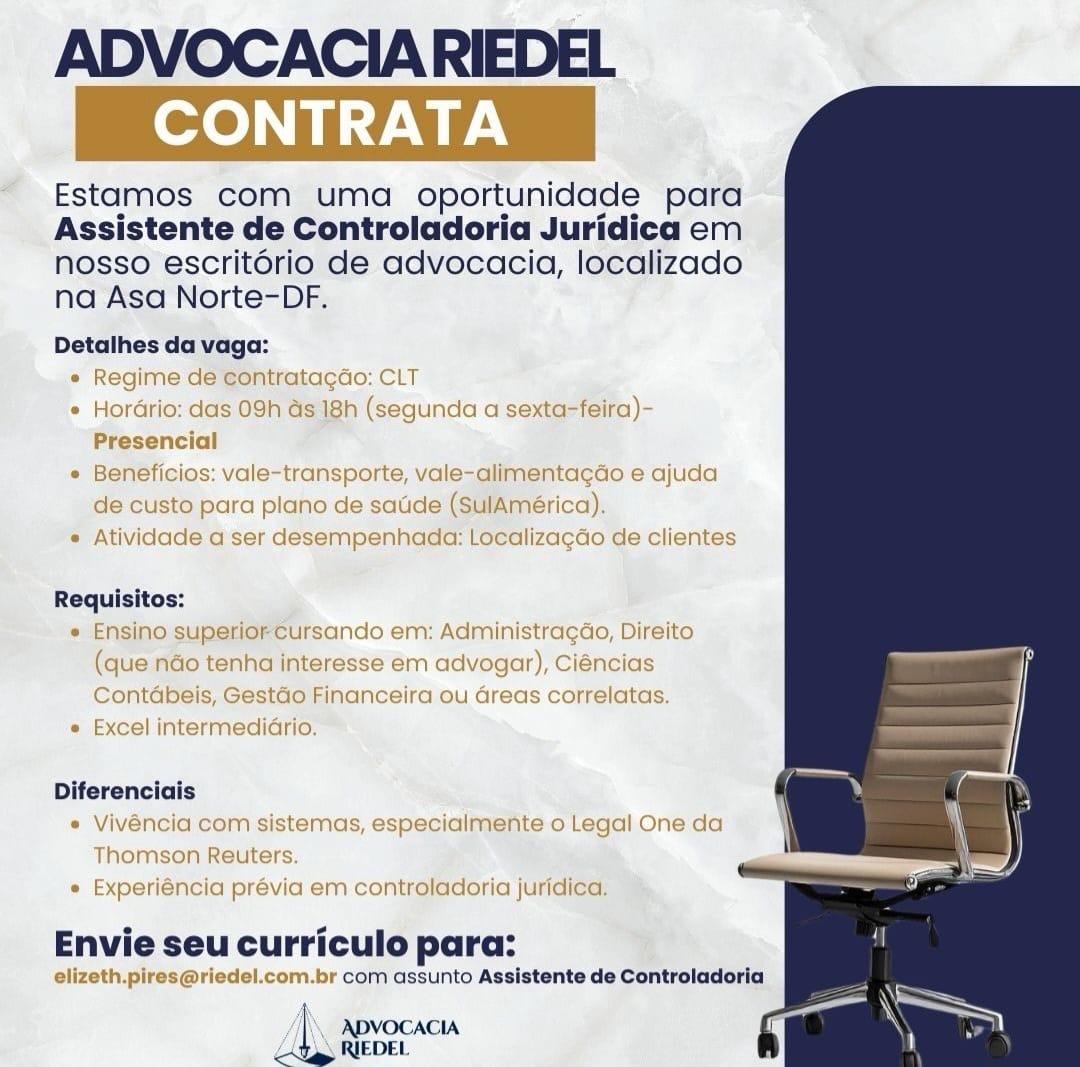 Card com os dados da vaga. As informações estão dentro da imagem.