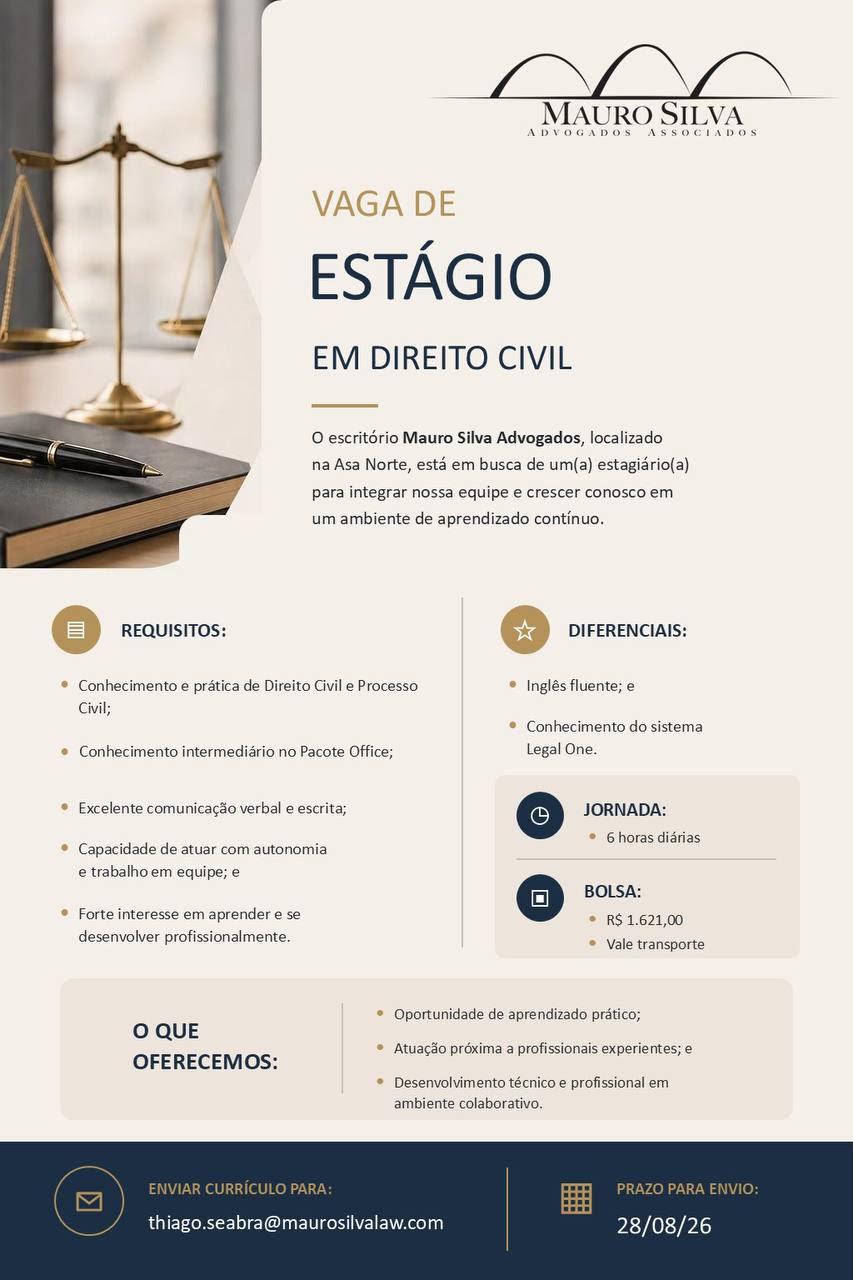 Card com os dados da vaga. As informações estão dentro da imagem.